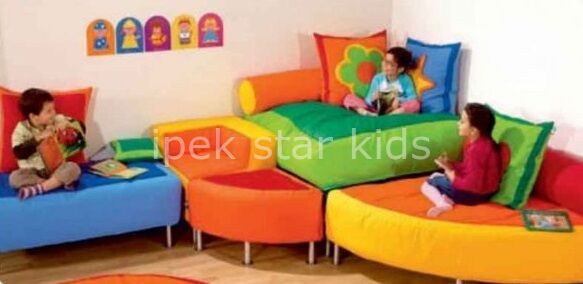 Anaokulu Yuva Kreş Büyük Oyun ve Koltuk Oturma Grubu