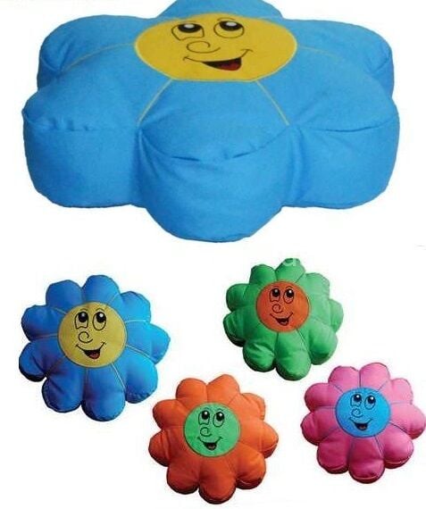 Anaokulu Kreş Yuva Çocuk Gülen Yüz Neşeli Papatya Minder(adet fiyat)