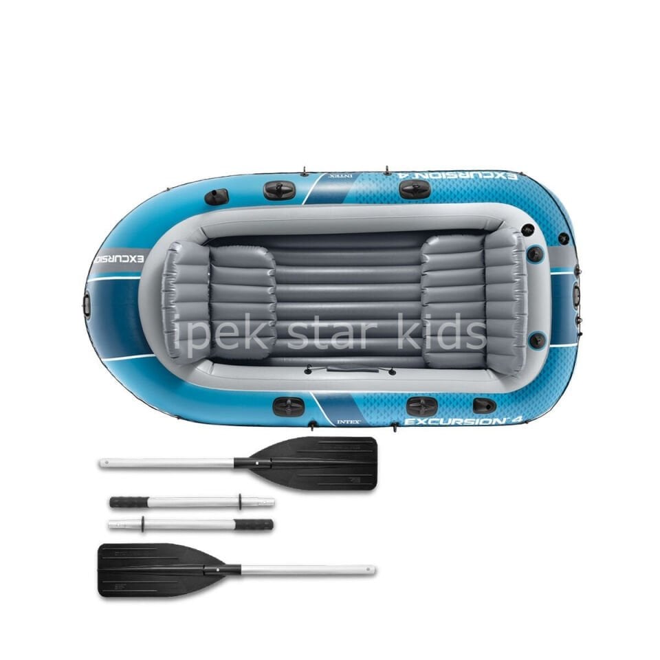 aqua voyager 4 kişilik şişme bot seti