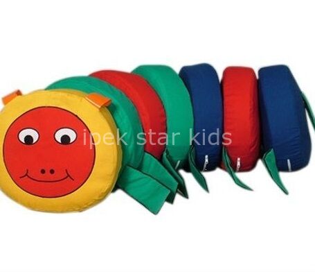 Anaokulu Kreş Yuva Çocuk Tırtıl Minder Seti