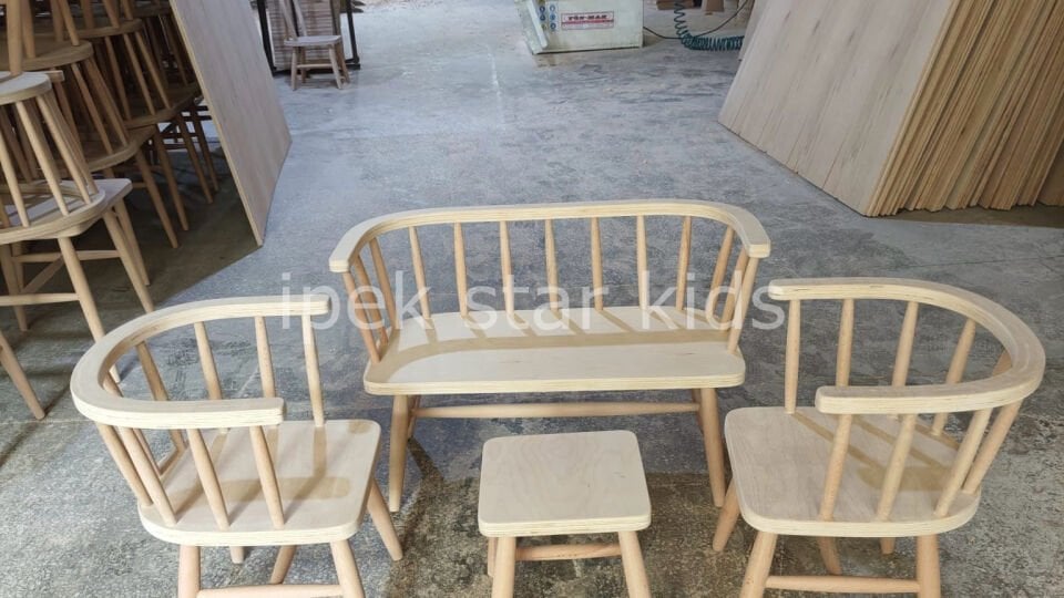 Çocuk Oyun Odası Ahşap Mobilyası