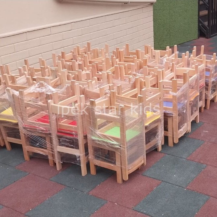 Kayın Ahşap Kreş Mobilyası