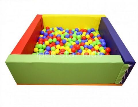Anaokulu Kreş Çocuk Yuva MİNİ KLÜP AVM Top Havuzu 160*160 Cm (Topları Hariç)