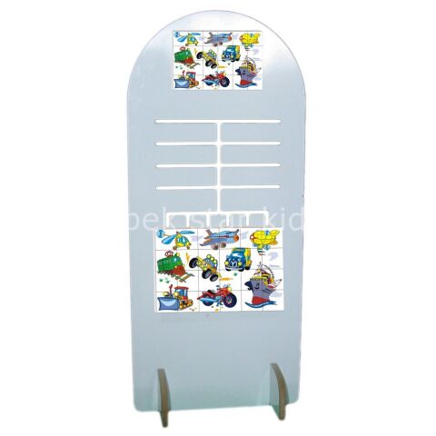 Ayaklı Taşıt Resimli Kanal Puzzle Labirent 50x25x105cm