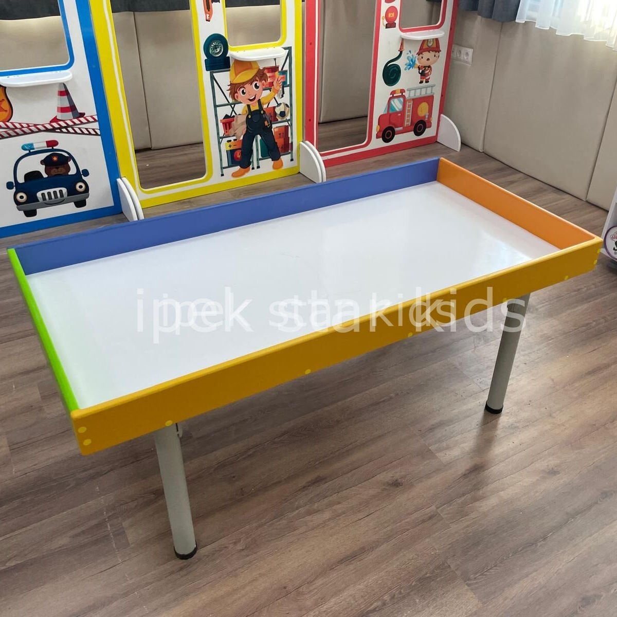 Robotik oyun masası 120x60 cm havuzlu STEM aktivite masası