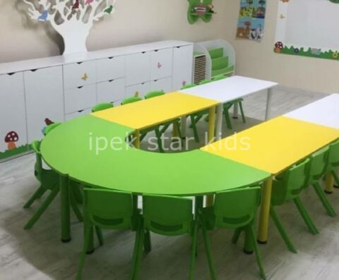 5 parçalı U Masa Grubu