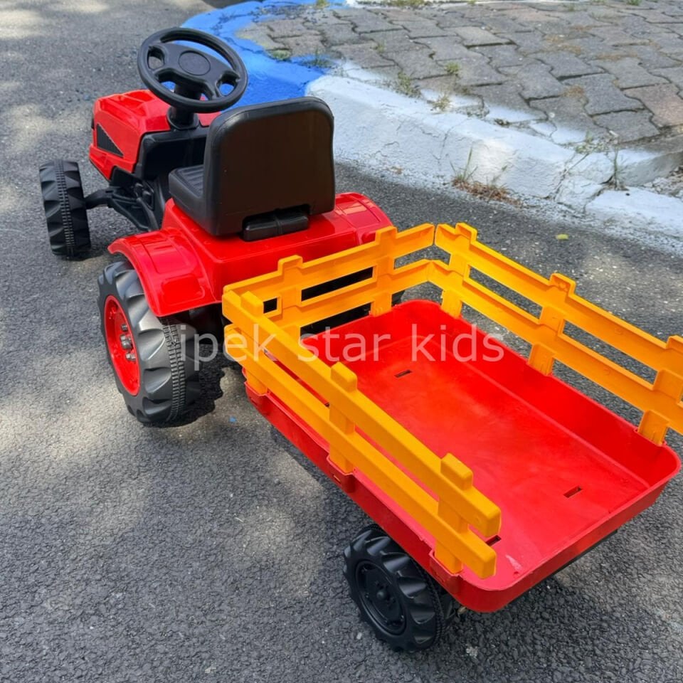 Römorklu Pedallı Oyuncak Traktör