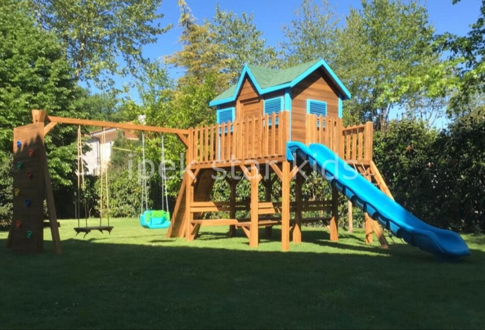 Ahşap Çocuk Oyun Parkı – Anaokulu, Kreş ve Otel Kullanımı