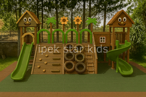 Tropic Twins Ahşap Oyun Adası Macera Parkı