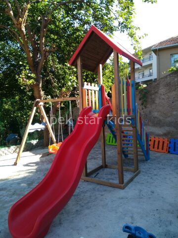 TEK KULE AHŞAP OYUN PARKI