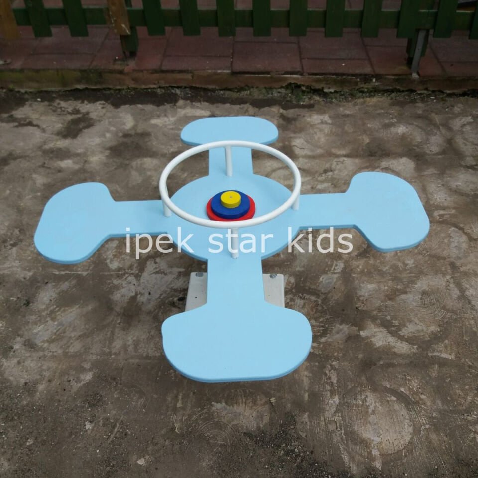 4’lü Yaylı Zıpzıp anaokulu ve kreş bahçe oyunu