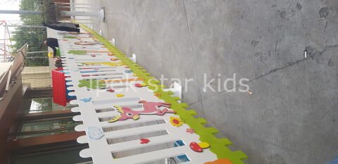 Figürlü Ahşap Dış Mekân Çit – 18 mm Huş Kontra, CNC Kabartma Figürlü M2 FİYATIDIR