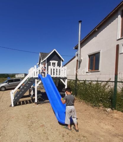 Modern Ahşap Oyun Evi Parkı