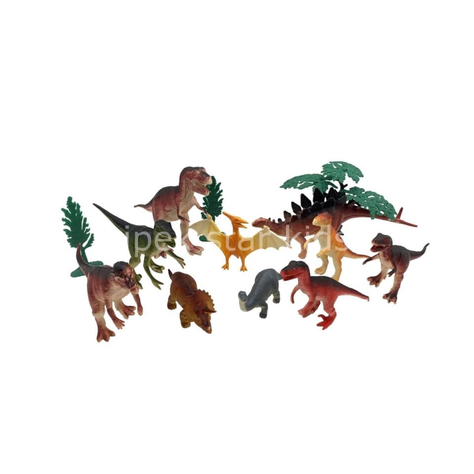 13PCS DİNOZORLAR 2LİTRE KOVADA