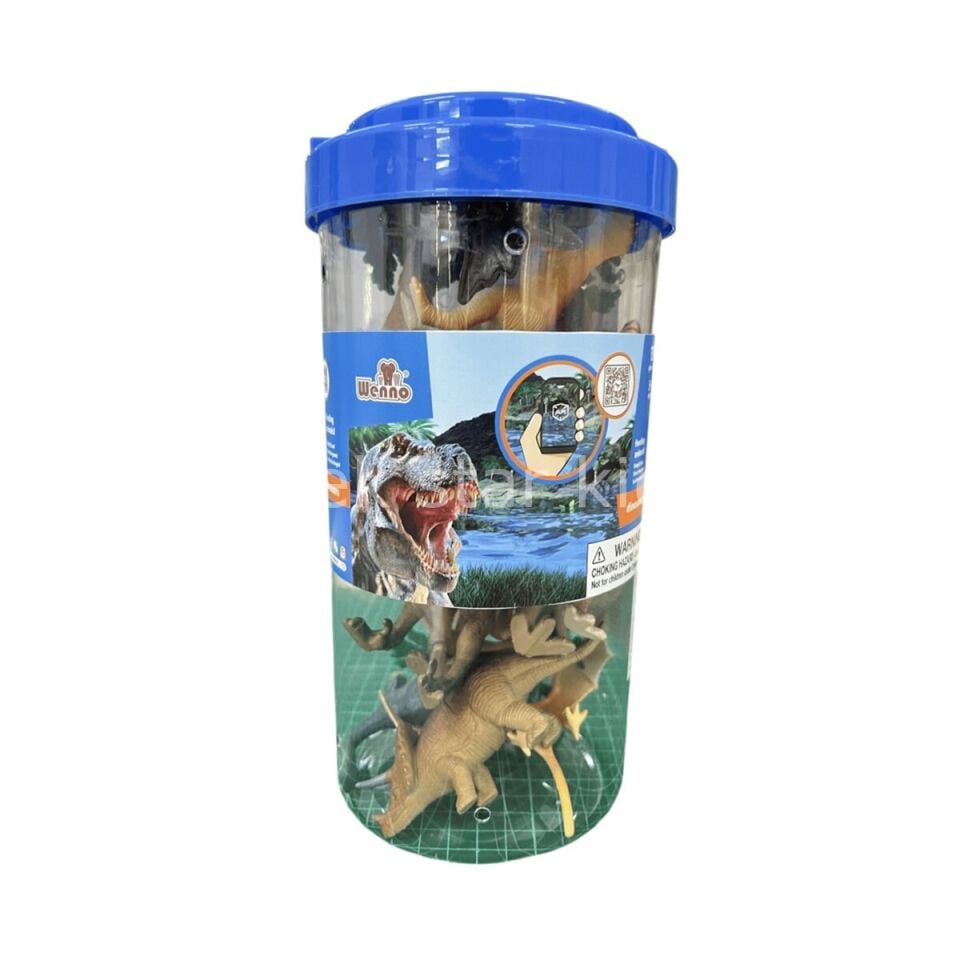 13PCS DİNOZORLAR 2LİTRE KOVADA