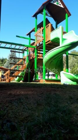 AHŞAP MACERA PARKURU 3 KULELİ OYUN GRUBU