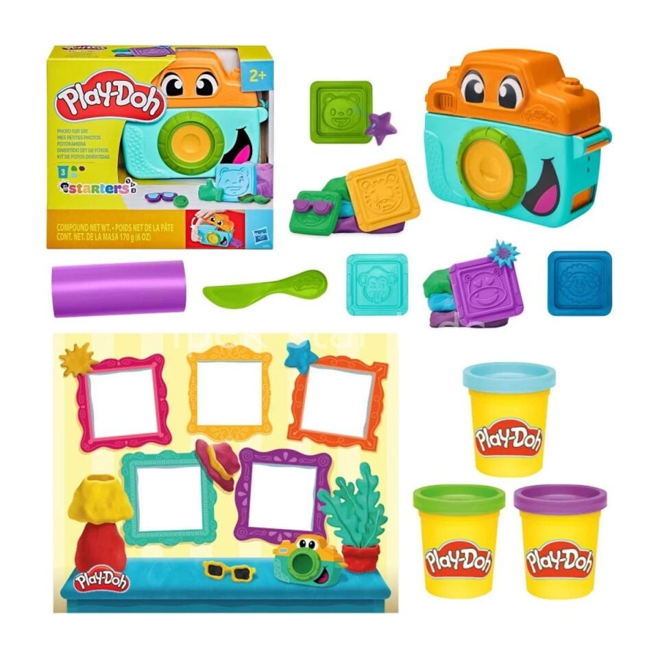 Play-Doh Eğlenceli Fotoğrafçi Başlangıç Seti+3 yaş