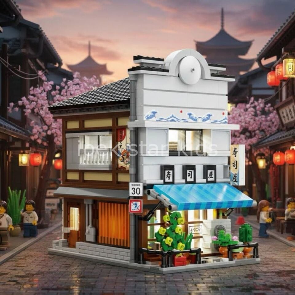 JAPON SUŞİ DÜKKANI 1665 PARÇA BLOCK OYUNCAK