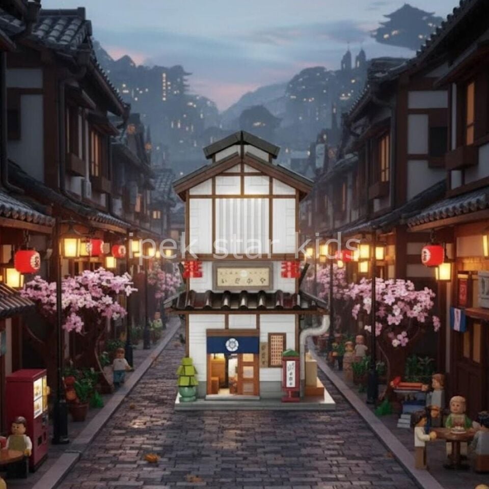 JAPON SOKAK MANZARASI 1195 PARÇA BLOCK OYUNCAK