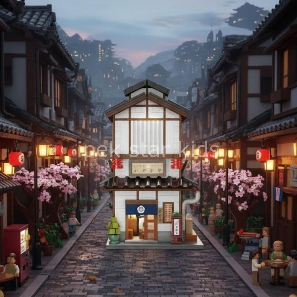 JAPON SOKAK MANZARASI 1195 PARÇA BLOCK OYUNCAK