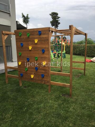 Ahşap Tırmanma ve Macera Parkuru  Çocuklar İçin Dış Mekân Tırmanma Seti