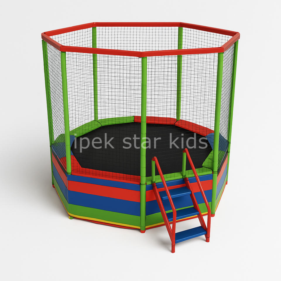 Çocuk Trambolini – Ø200 cm (File Korumalı, İç Mekan)