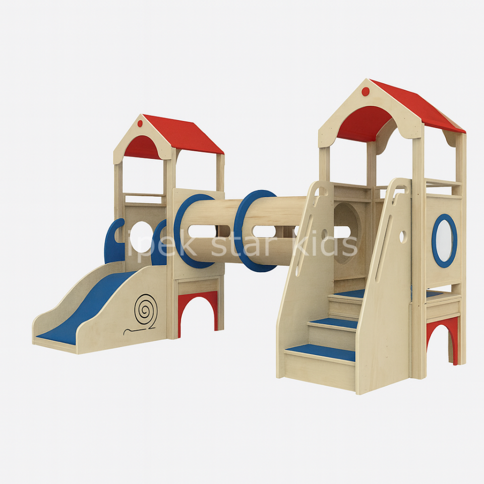 İÇ MEKAN TÜNEL GEÇİŞLİ ÇOCUK OYUN ALANI