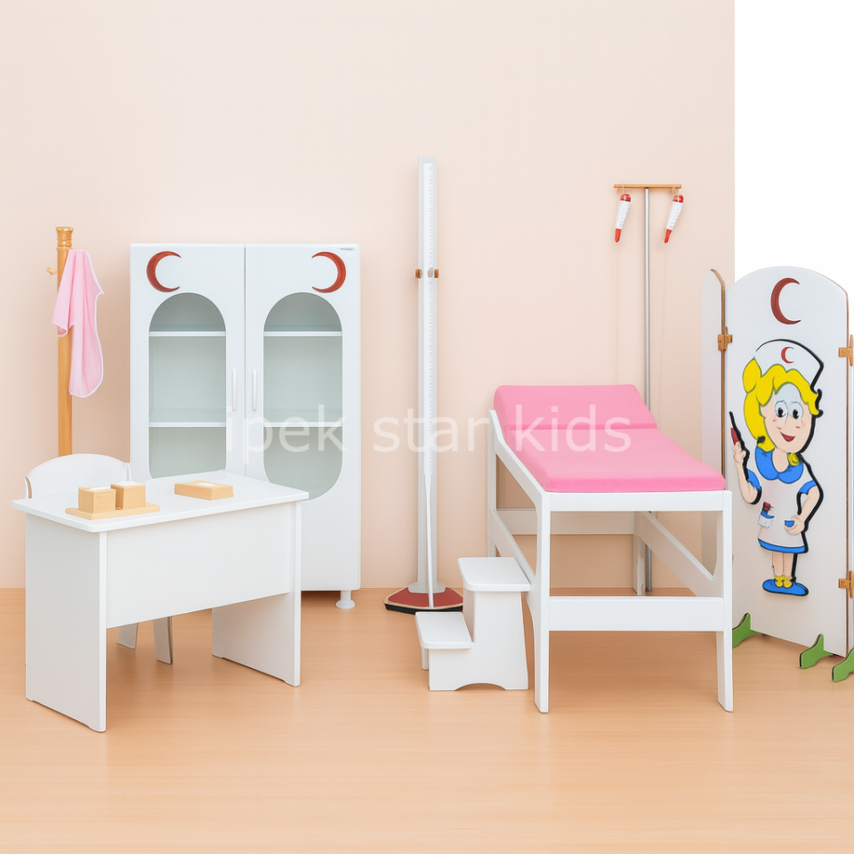 ÇOCUK HASTANE MUAYENE ODASI  AHŞAP MESLEK KÖŞELERİ