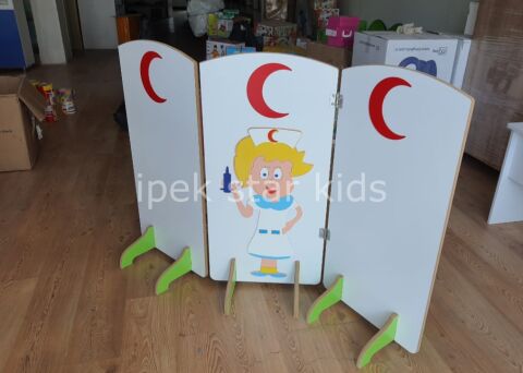 ÇOCUK HASTANE MUAYENE ODASI  AHŞAP MESLEK KÖŞELERİ