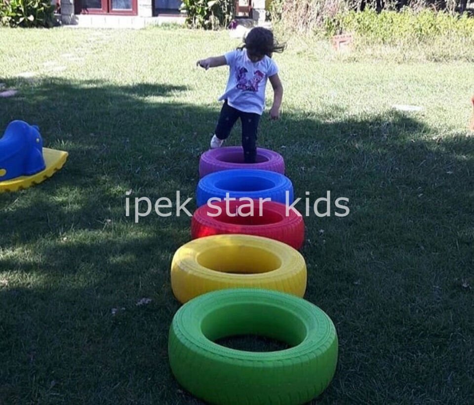 Aktivite Tekerlek 5’li Set çocuk denge ve parkur oyunu