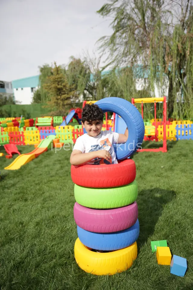 Aktivite Tekerlek 5’li Set | Çocuk Denge ve Parkur Oyunu