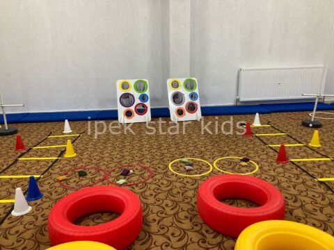 122 PARÇA AKTİVİTE PARKUR OLUŞTURMA MALZEMELERİ FUL SET