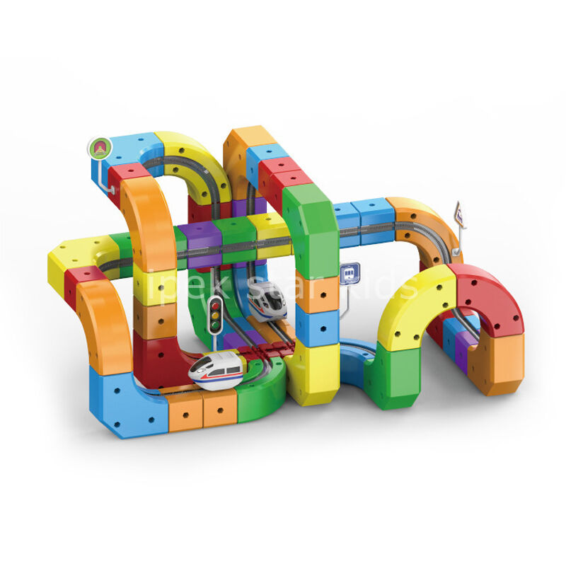 DIY manyetik raylı roller coaster tren oyuncağ