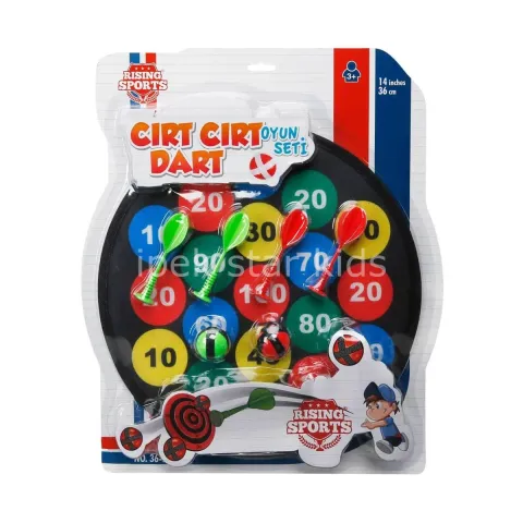 OTEL ANİMASYON CIRTLI İĞNESİZ DART SETİ 36 CM ÇAP