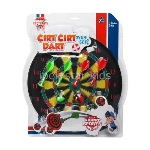 OTEL ANİMASYON CIRTLI İĞNESİZ DART SETİ 36 CM ÇAP