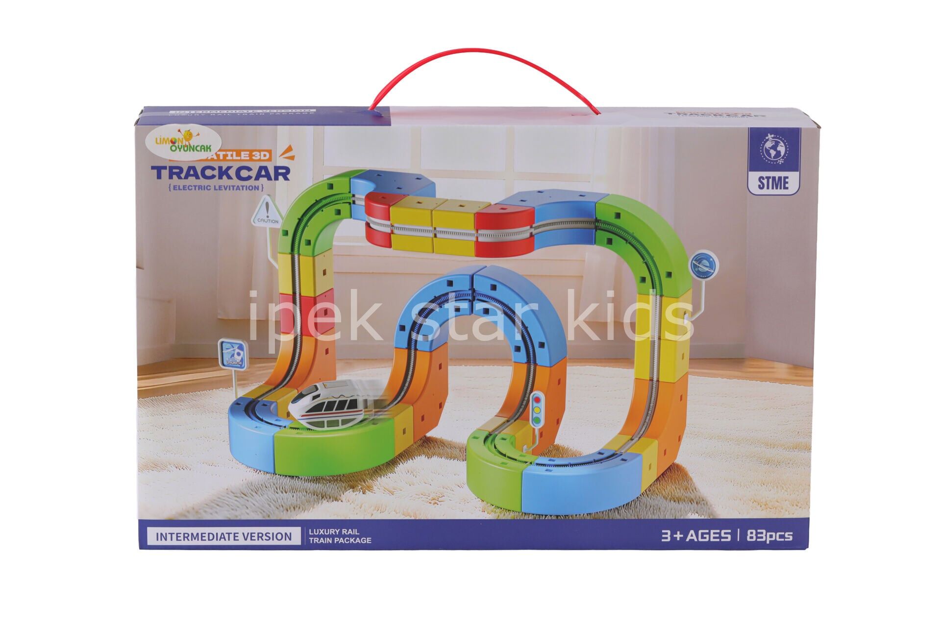 PİLLİ TREN SETİ 83 PARÇA