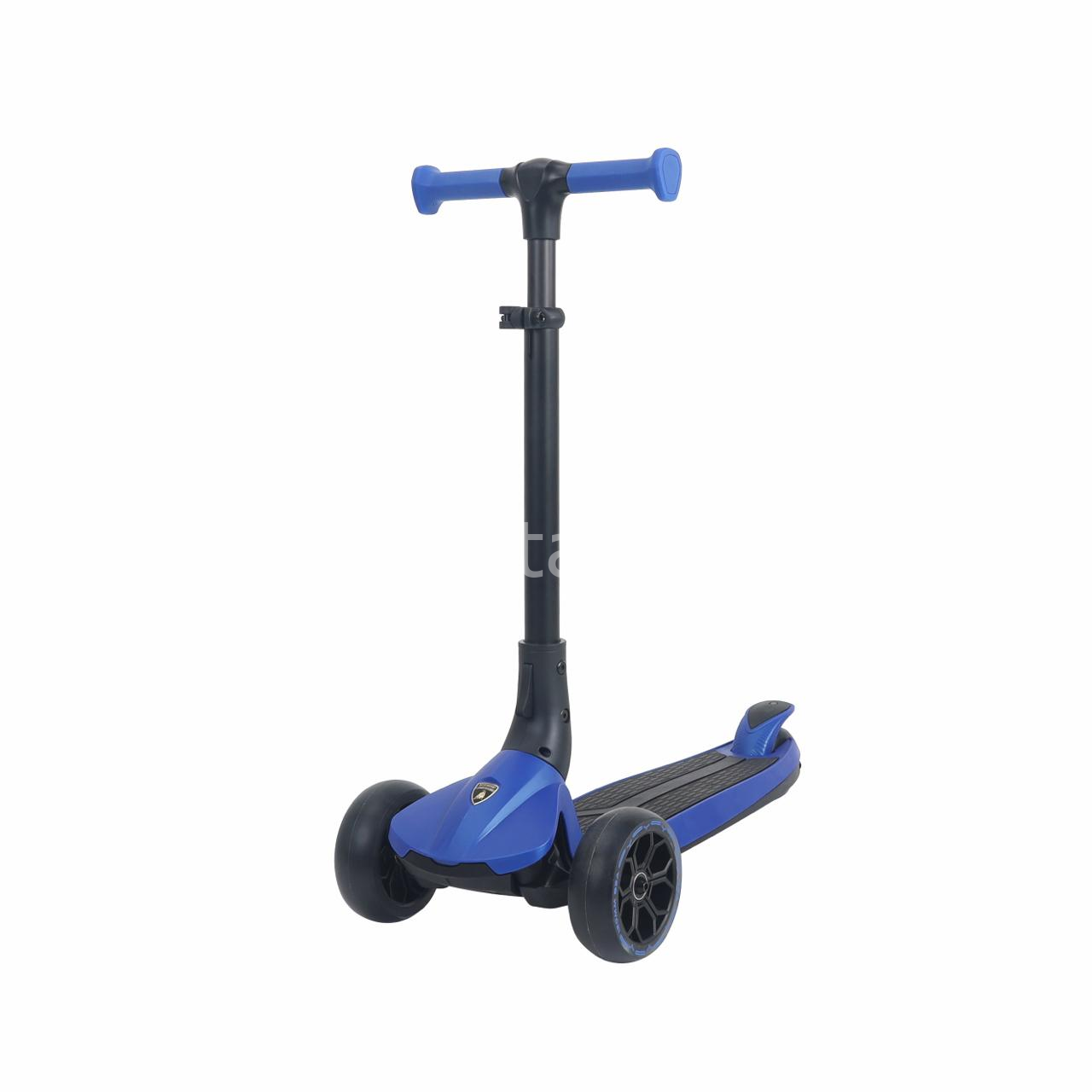 LAMBORGHİNİ LİSANSLI IŞIKLI SCOOTER MAVİ
