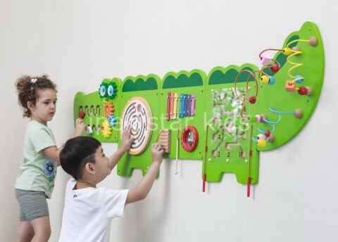 Çocuk Duvar Oyunu Büyük Timsah  180*60 cm