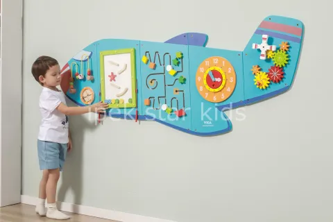 Uçak  Duvar Oyun Seti   180*60 cm
