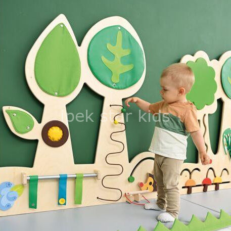Mega Aktivite Duvar Oyun Seti 208x135 cm | Anaokulu ve Kreş Duvar Oyunu