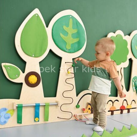 Mega Aktivite Duvar Oyun Seti 208x135 cm | Anaokulu ve Kreş Duvar Oyunu