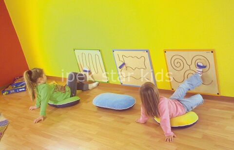 Ahşap Duvar Kanal Oyunu Kelebek Modeli | El ve Ayak ile Kullanılabilir