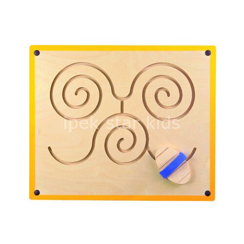 Ahşap Duvar Kanal Oyunu Kelebek Modeli | El ve Ayak ile Kullanılabilir