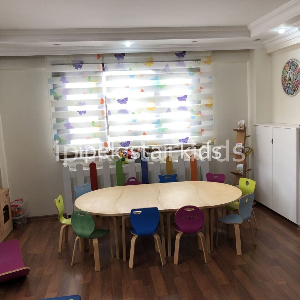 4 parçalı anaokulu aktivite masa seti