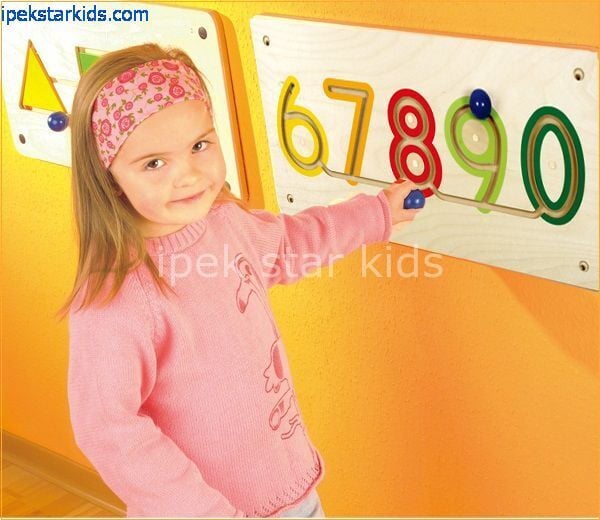 Ahşap Duvar Rakamlar Oyunu 6-7-8-9-0