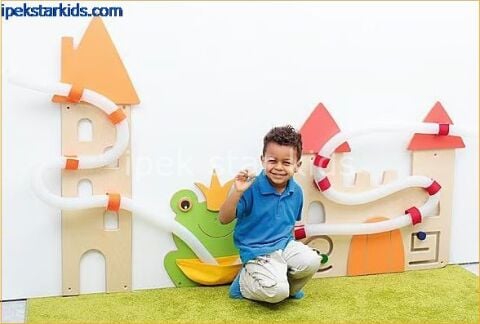 Ahşap Duvar Oyunu Top Gezdirme 3 parça