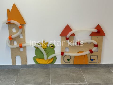 Ahşap Duvar Oyunu Top Gezdirme 3 parça