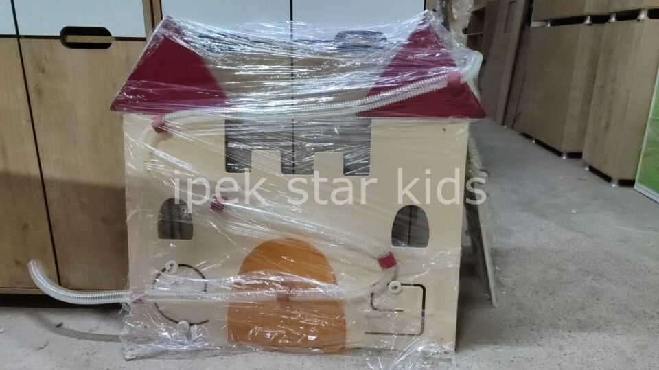 Ahşap Duvar Oyunu Top Gezdirme 3 parça