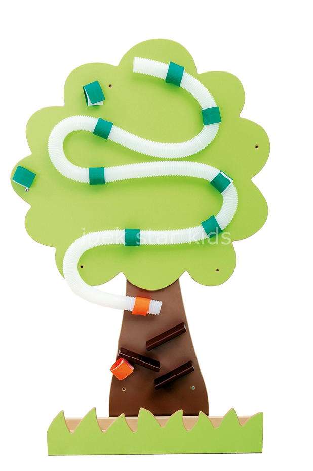 Ahşap Duvar Oyunu Ağaç Modeli 140*90 cm