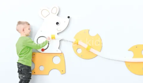 Mouse & Cheese Ahşap Duvar Oyunu 200x90 cm